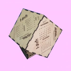 Wood Box Calender
